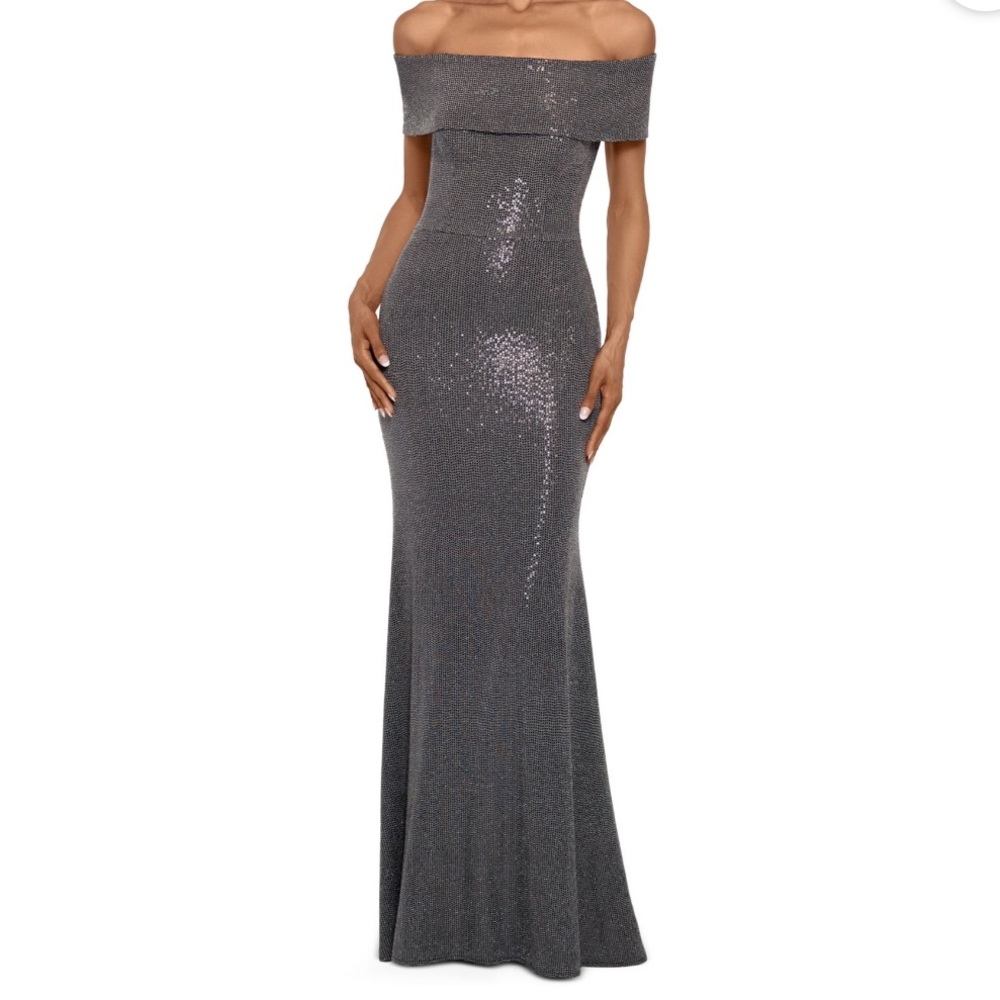 Betsy & Adam long formal dress